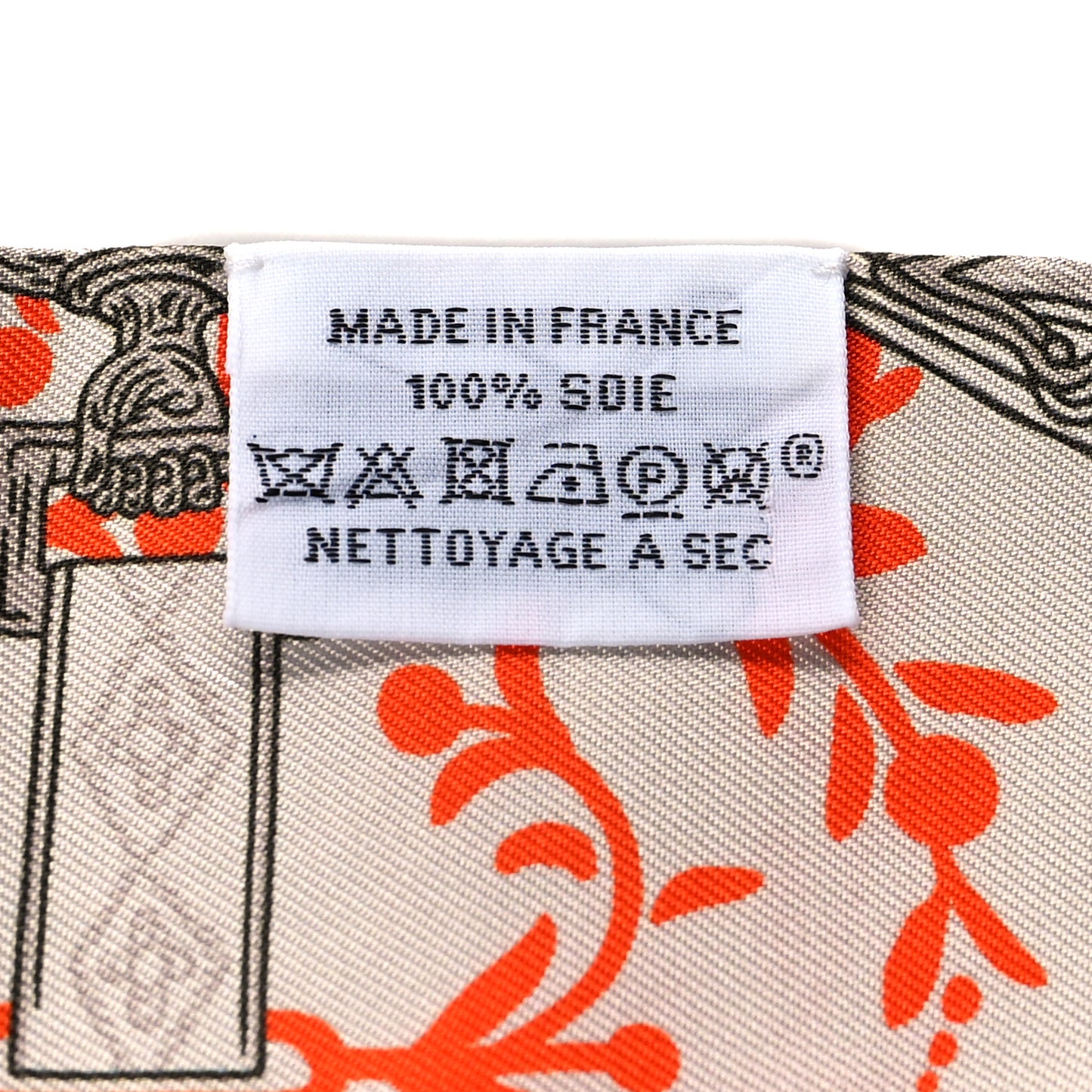 Silk Etriers Remix Twilly Verveine Orange Kaki