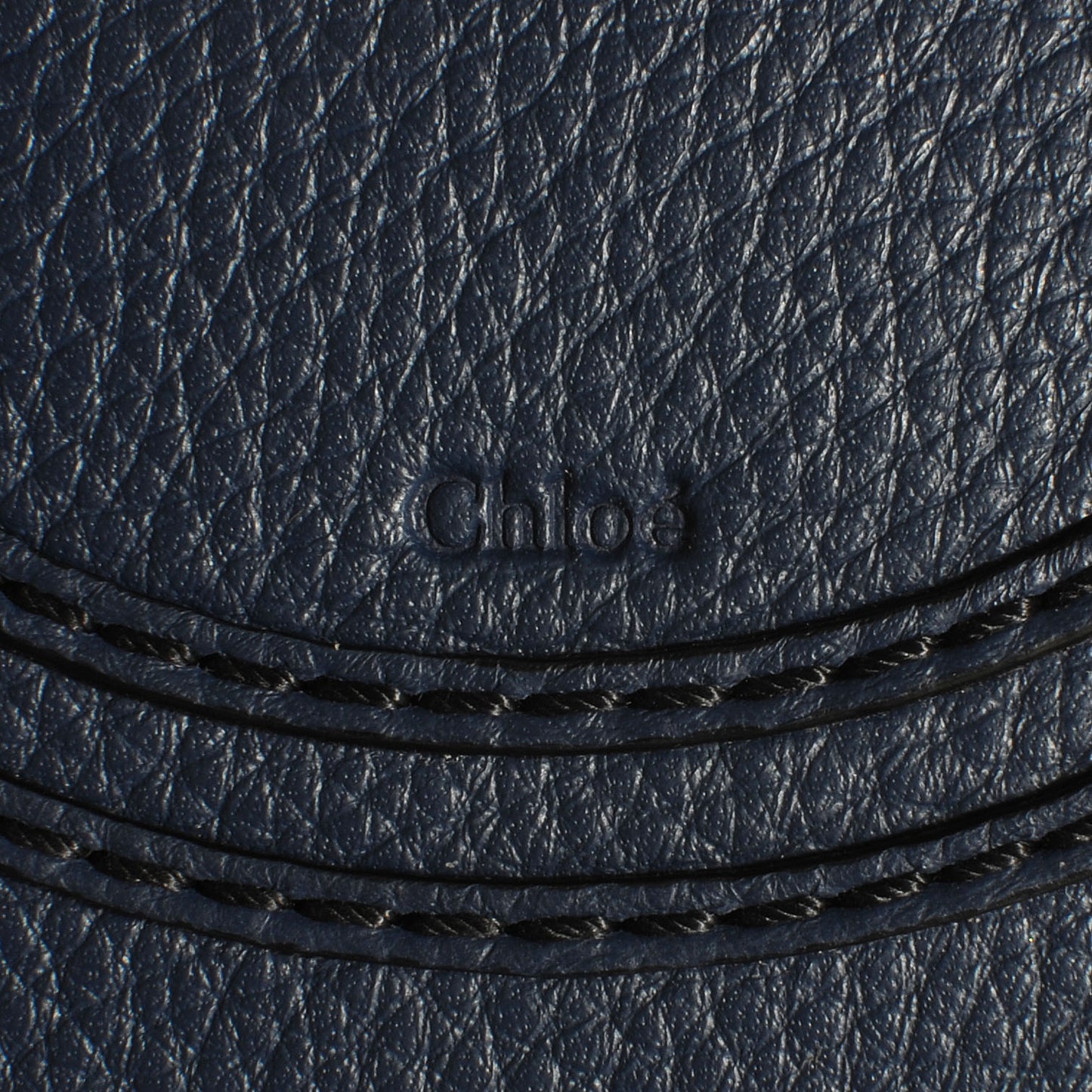 Calfskin Mini Marcie Round Crossbody Bag Royal Navy