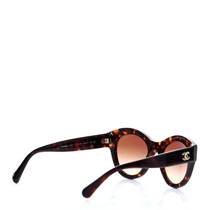 Chanel Acetate Butterfly Sunglasses 5371 Tortoise 4 of 6