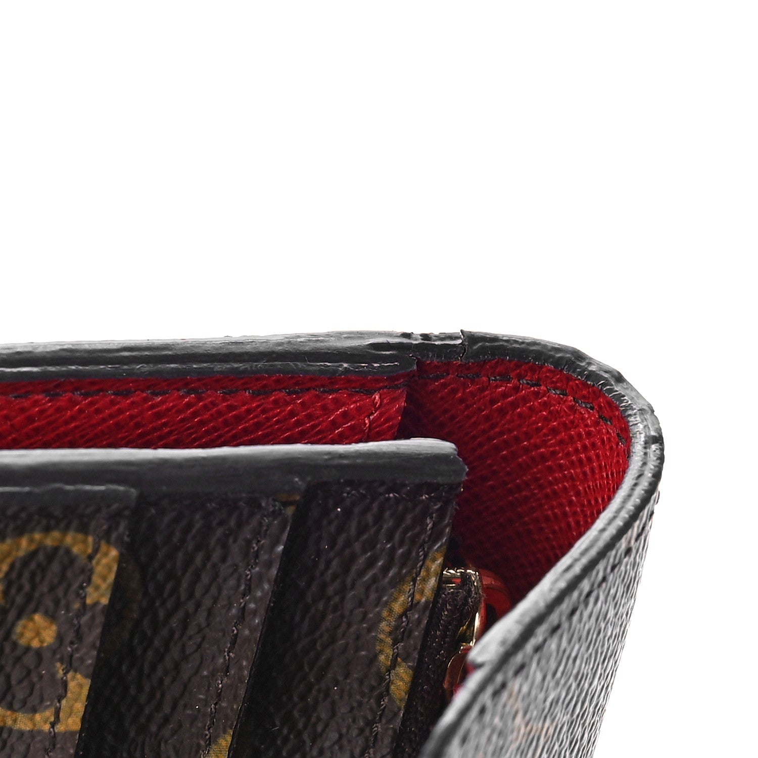 Louis Vuitton Monogram Emilie Wallet Rouge 9 of 10