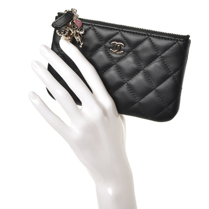 Chanel Lambskin Quilted Casino Coin Purse Black 2 of 8