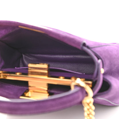 Fendi Chamois XS Peekaboo Iconic Satchel Viola Plus 6 of 11