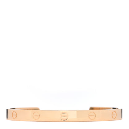 Cartier 18K Yellow Gold LOVE Cuff Bracelet 19 1 of 4