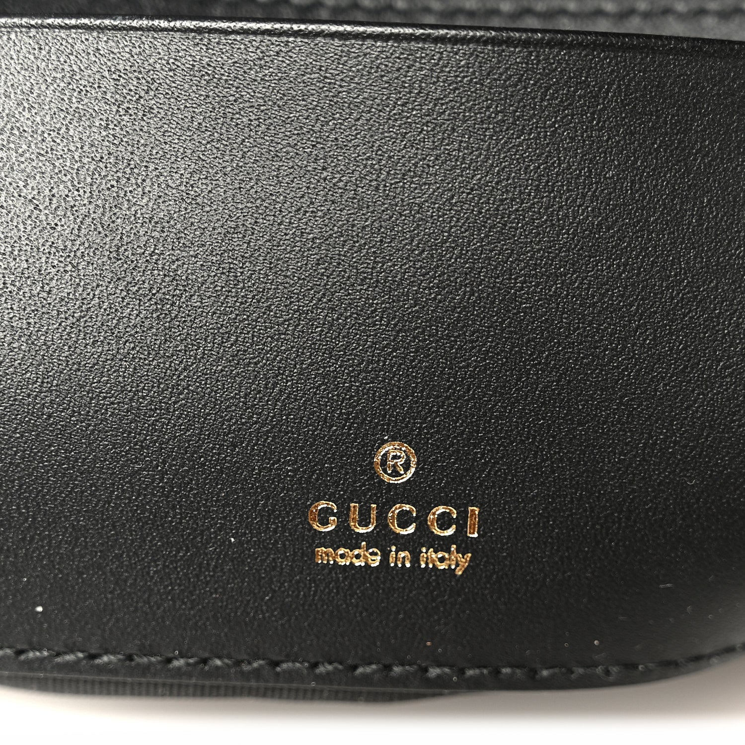 Gucci Shiny Calfskin Small Bamboo Night Bag Black 6 of 10