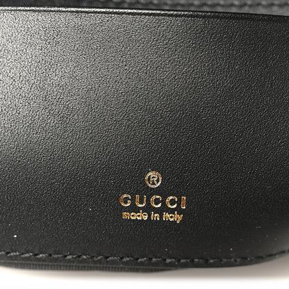 Gucci Shiny Calfskin Small Bamboo Night Bag Black 6 of 10