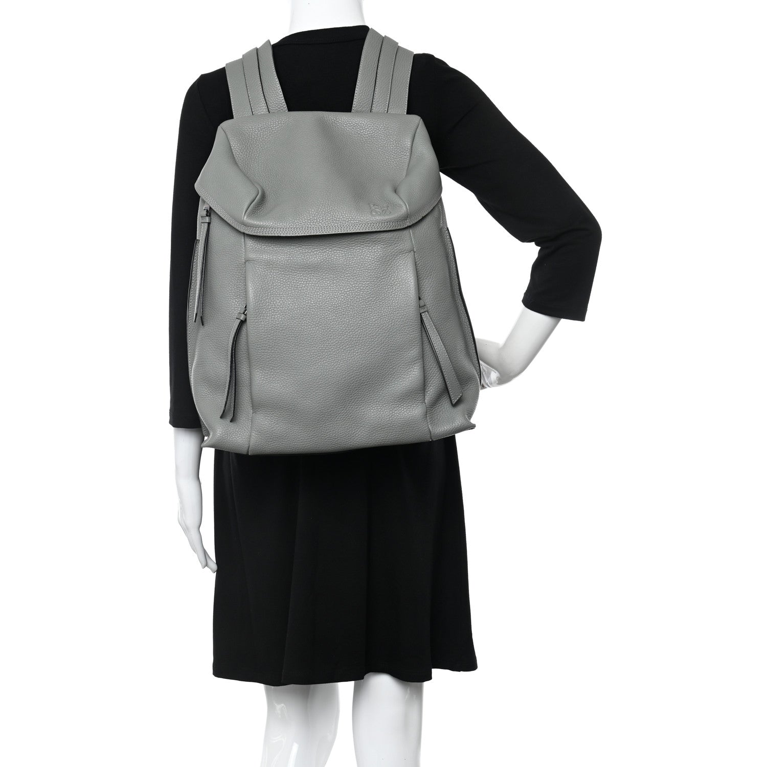 Loewe Calfskin T Backpack Grey 2 of 9