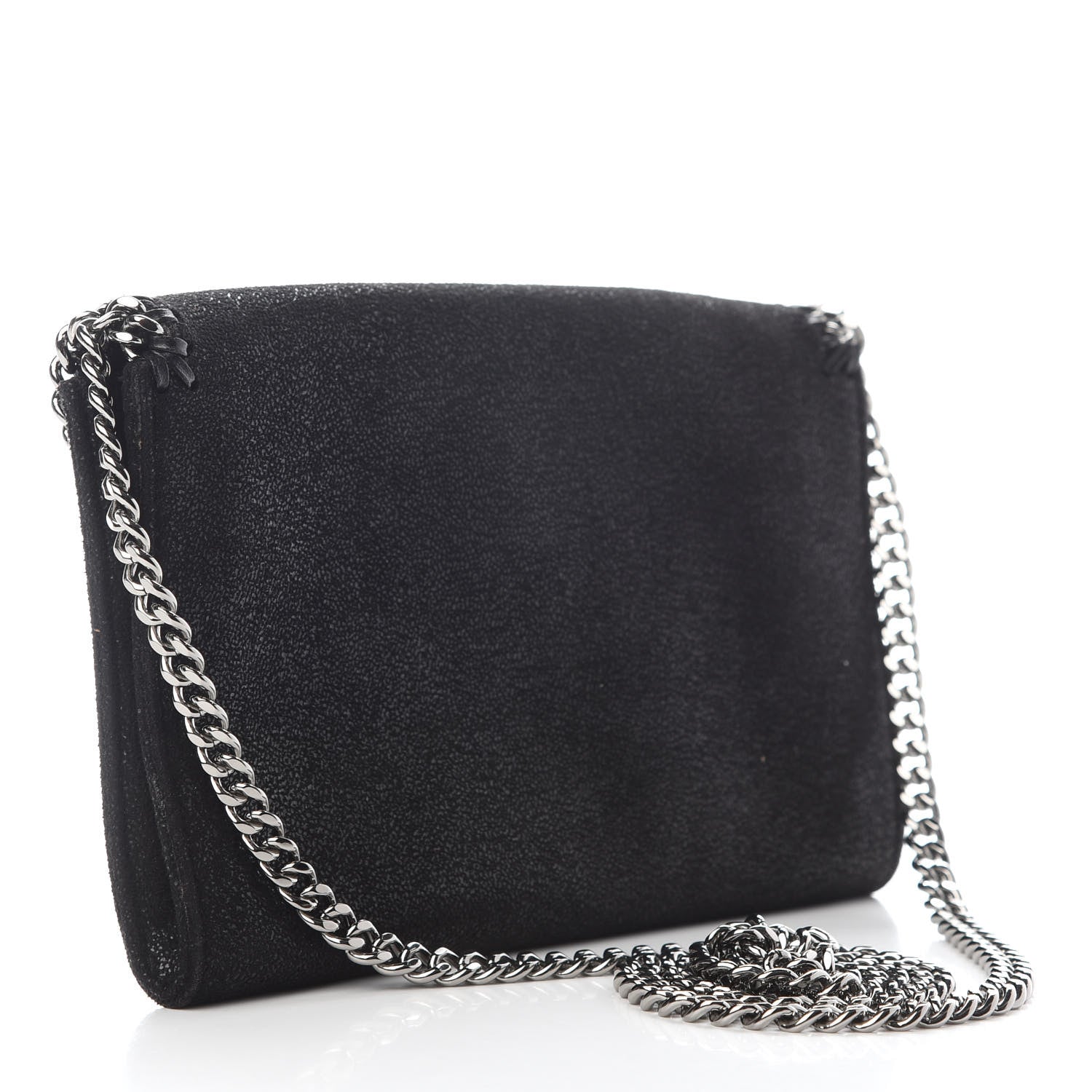Stella McCartney Shaggy Deer Falabella Mini Crossbody Bag Black 2 of 8