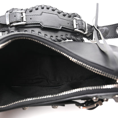 Balenciaga Smooth Calfskin Buckles Le Cagole Shoulder Bag XS Black 6 of 11