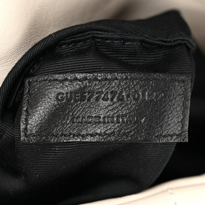 Saint Laurent Lambskin Quilted Small Loulou Puffer Monogram Chain Satchel Crema Soft 7 of 11