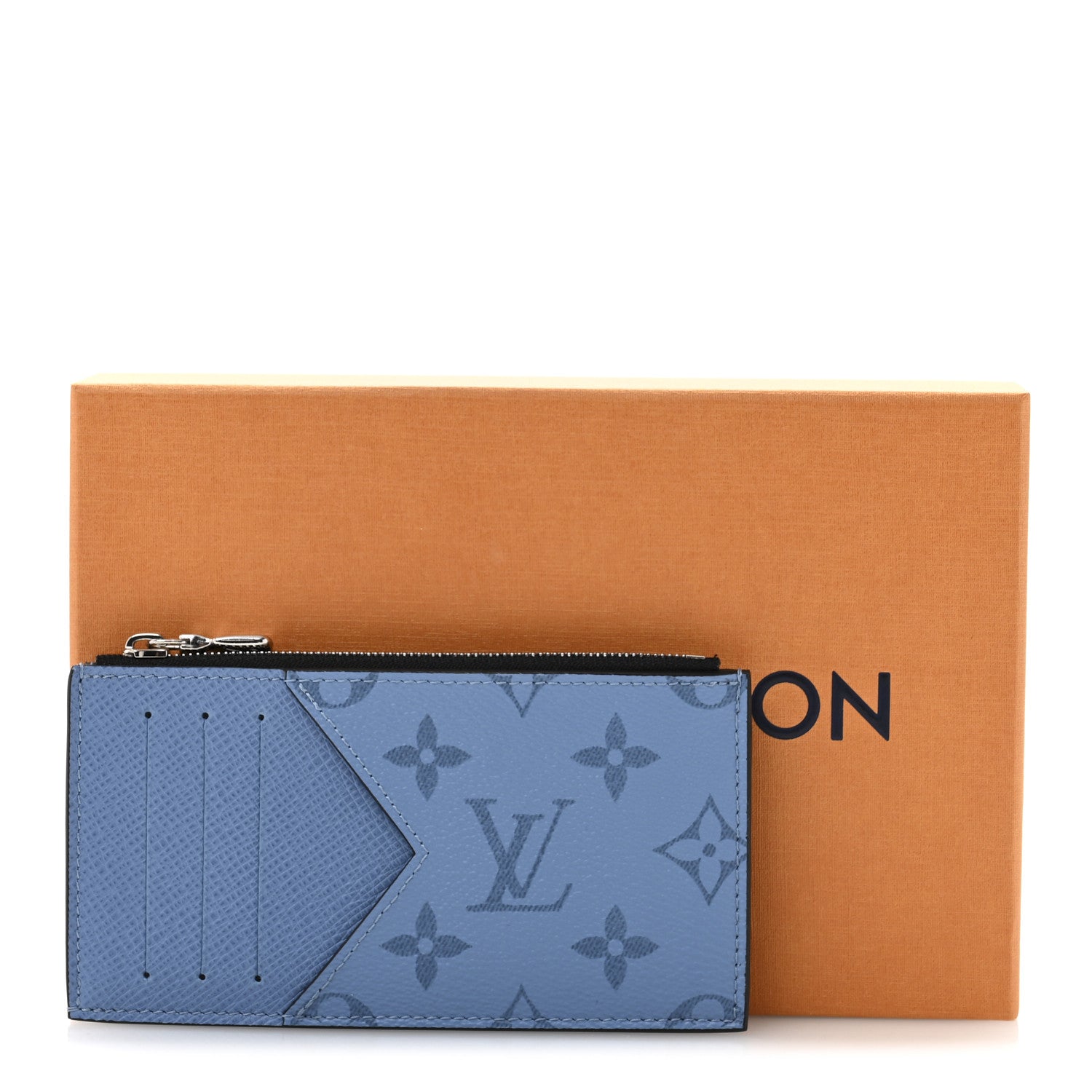 Louis Vuitton Taigarama Coin Card Holder Denim 9 of 9