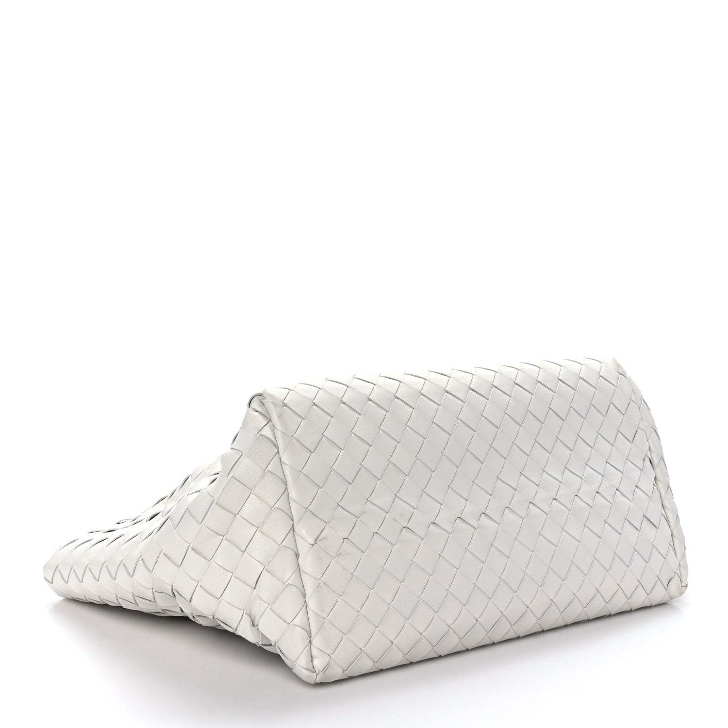 Bottega Veneta Nappa Intrecciato Tote Bag White 4 of 8