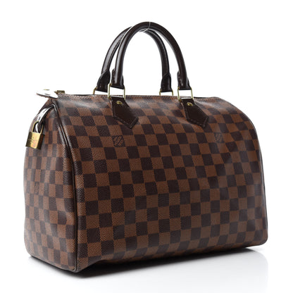Louis Vuitton Damier Ebene Speedy 30 3 of 10