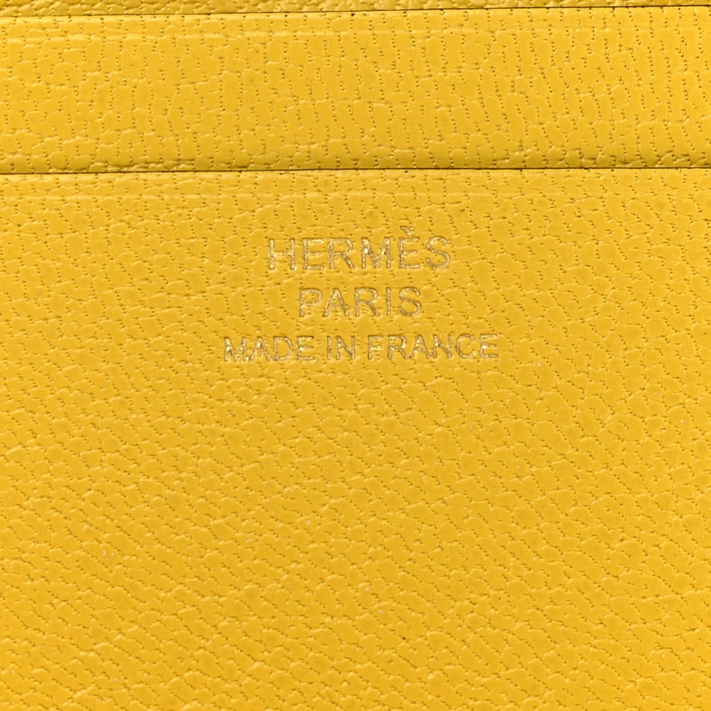 Chevre Chamkila Medor Card Holder Jaune De Naples