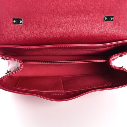Louis Vuitton Calfskin Lockme II Top Handle Dahlia 5 of 8