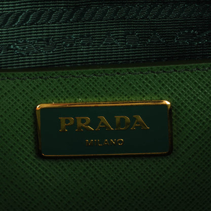 Prada Saffiano Medium Galleria Double Zip Tote Larice 6 of 8