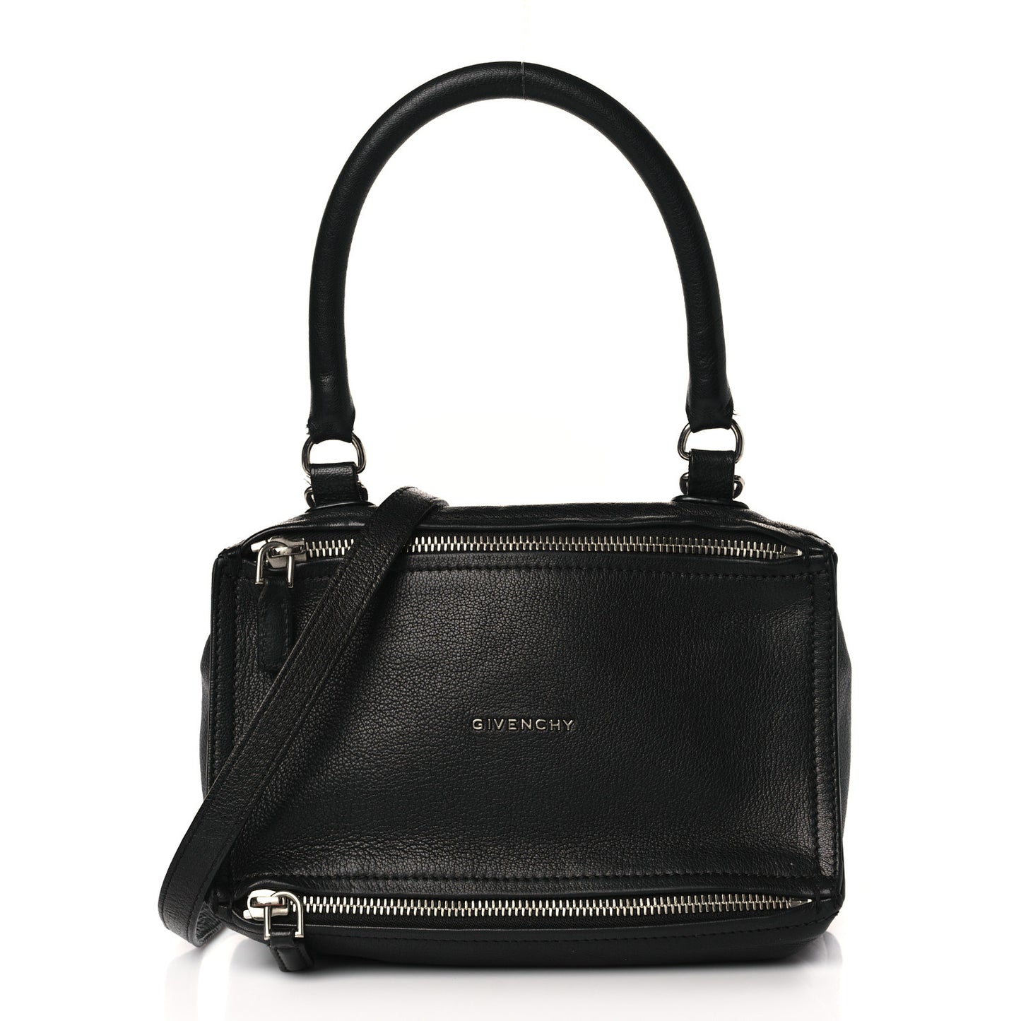Sugar Goatskin Small Pandora Black