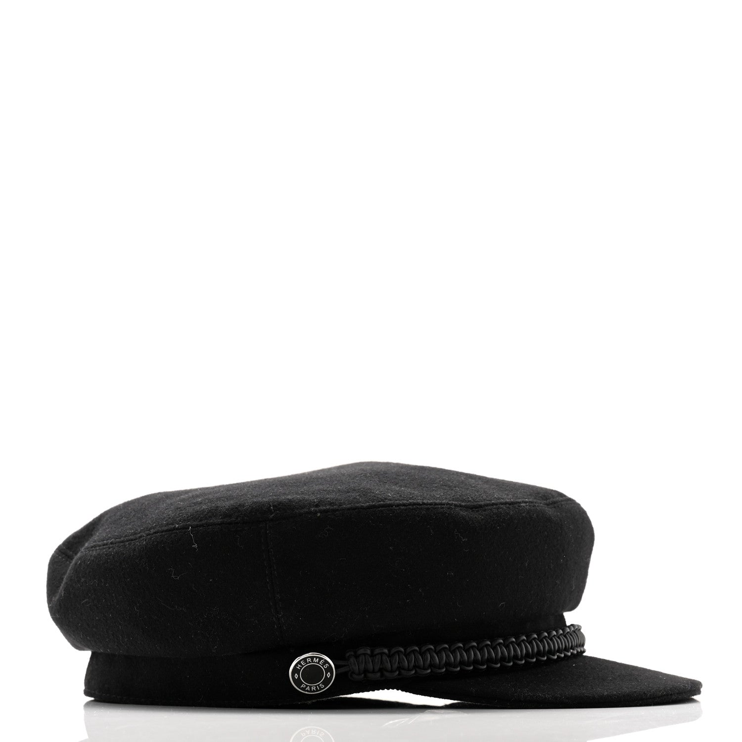 Hermes Cashmere Womens Deauville Cap 58 Black 5 of 8