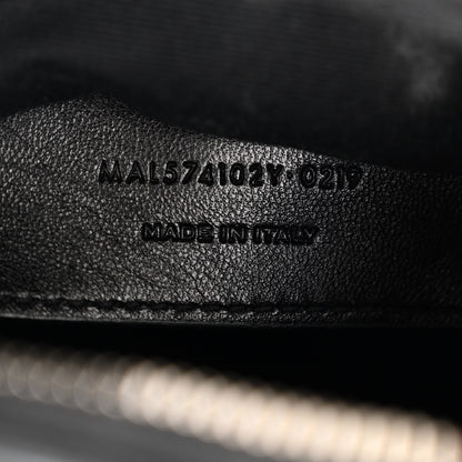 Saint Laurent Calfskin Y Quilted Monogram Small Loulou Bowling Bag Black 7 of 12