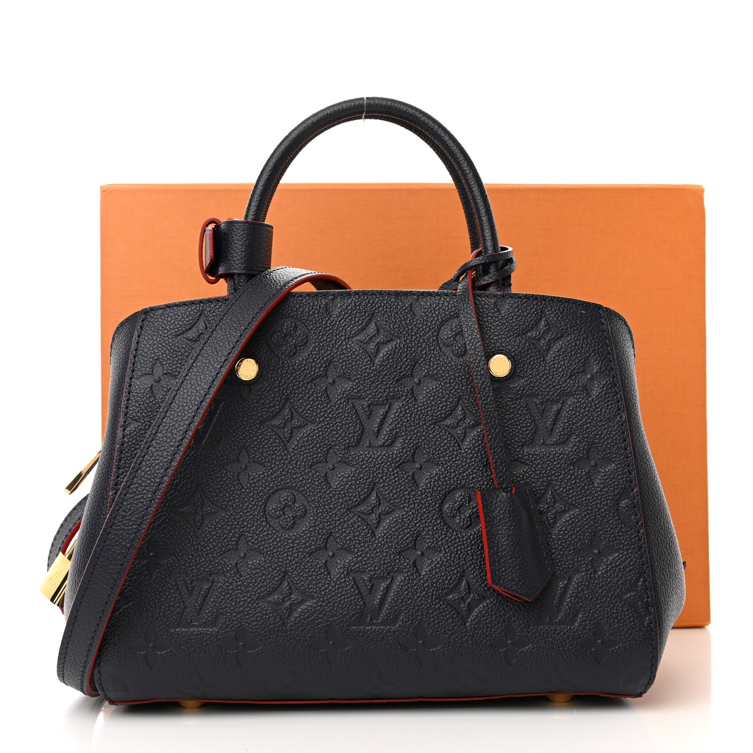 Louis Vuitton Empreinte Montaigne BB Marine Rouge 12 of 12