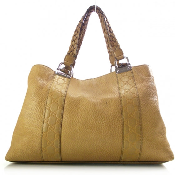 Gucci Leather Bamboo Bar Medium Tote 1 of 11