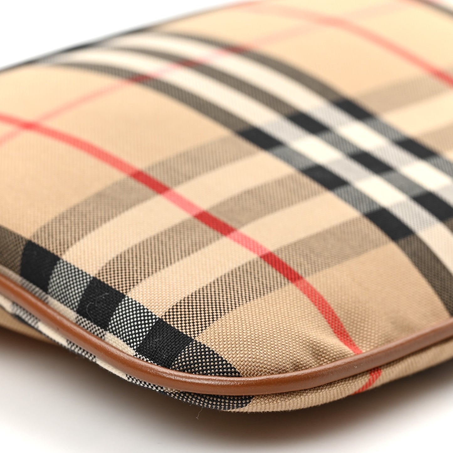 Horseferry Check Peyton Crossbody Clutch Bag Brown