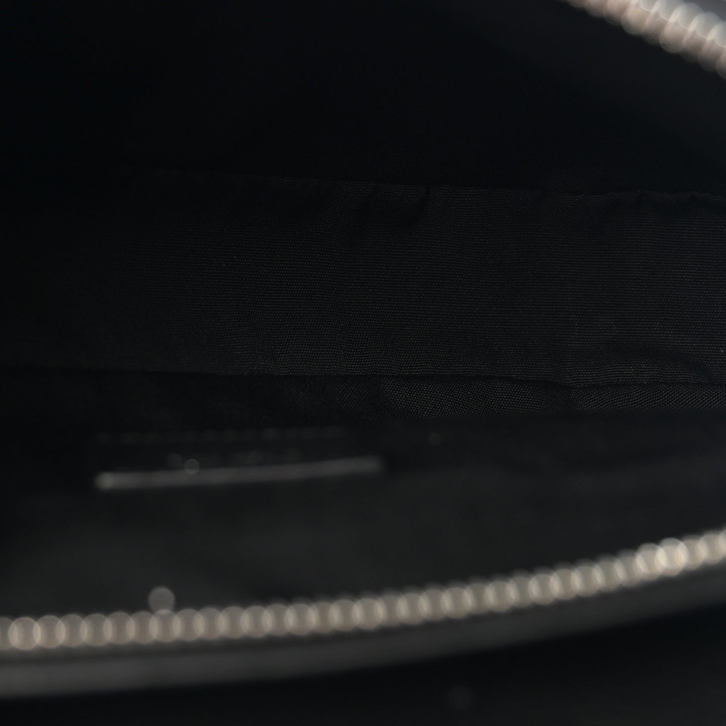Grained Calfskin Kim Jones Saddle Bag Black