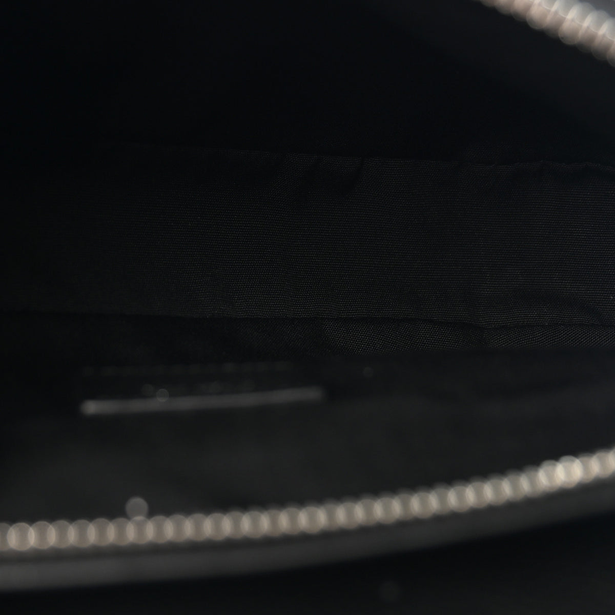 Grained Calfskin Kim Jones Saddle Bag Black