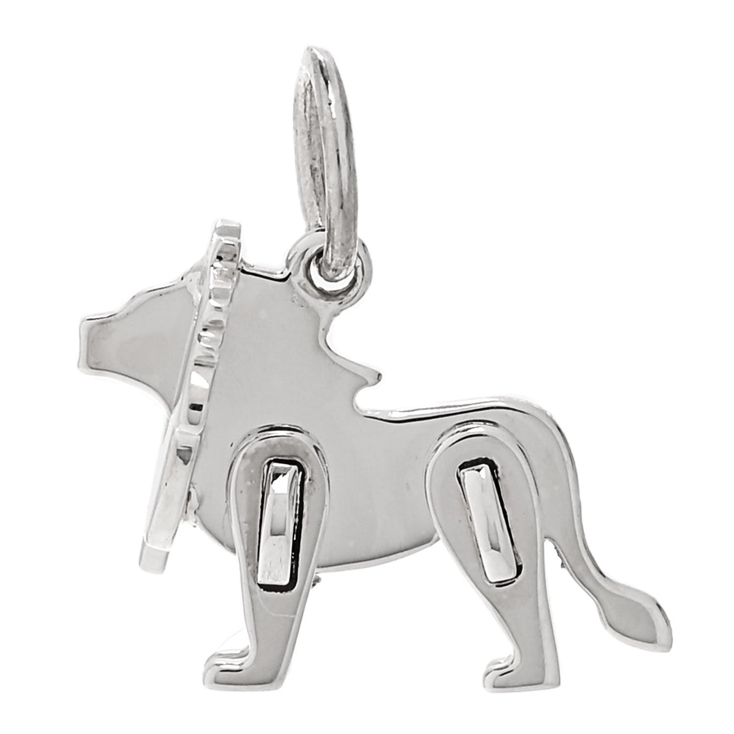 Sterling Silver Save the Wild Lion Charm