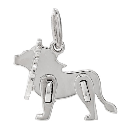 Tiffany Sterling Silver Save the Wild Lion Charm 1 of 5