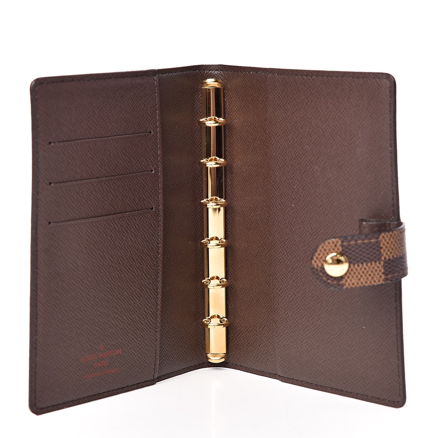 Louis Vuitton Damier Ebene Small Ring Agenda 5 of 7