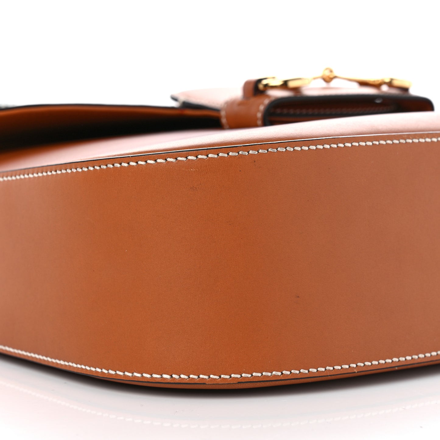Calfskin Horsebit 1955 Shoulder Bag Tan