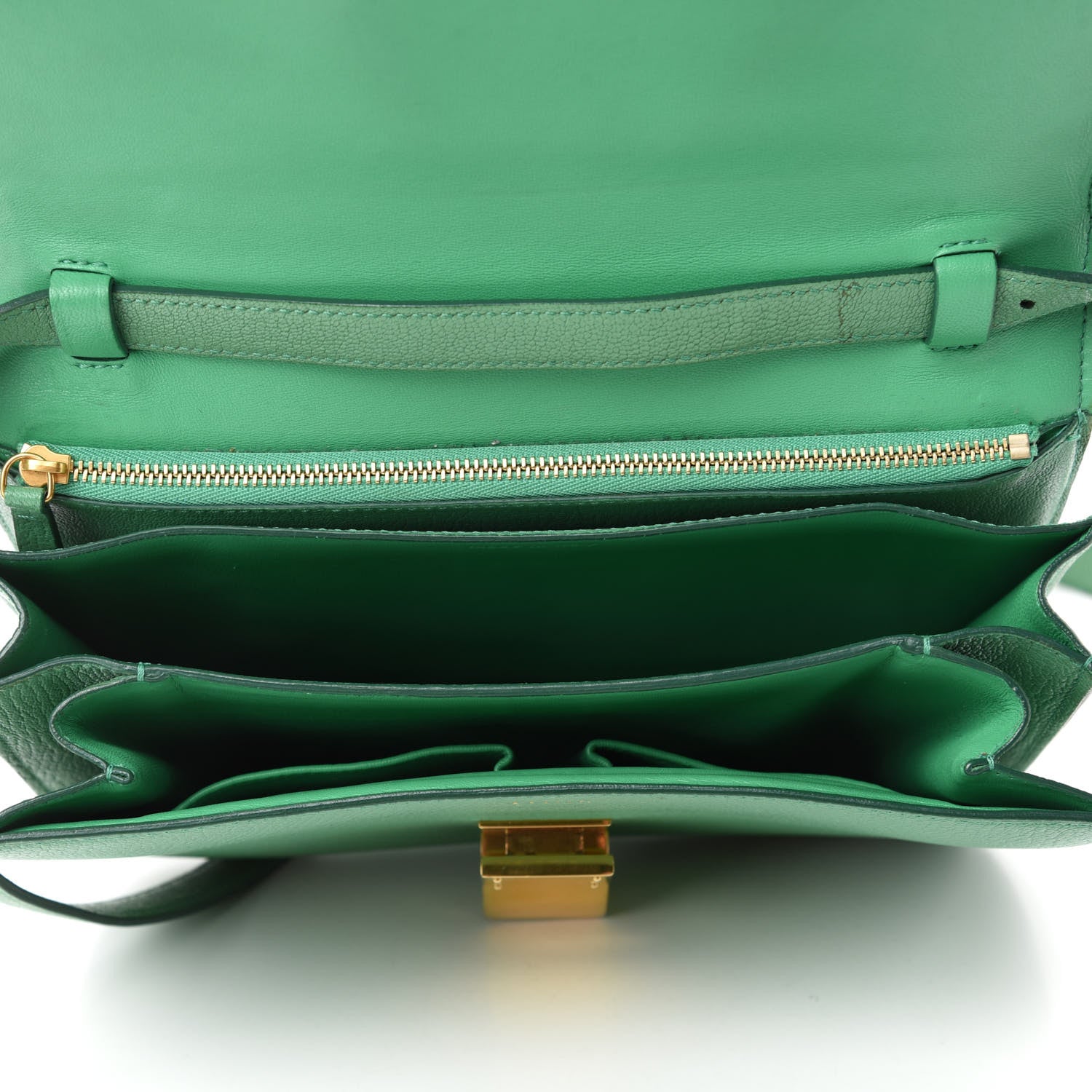 Celine Goatskin Medium Classic Box Flap Bag Palm 5 of 11