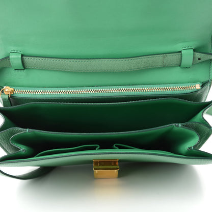 Celine Goatskin Medium Classic Box Flap Bag Palm 5 of 11