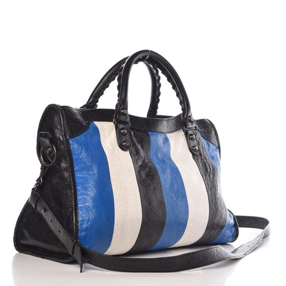 Balenciaga Agneau Arena Multicolore Classic Hardware City Bleu White Black 4 of 12