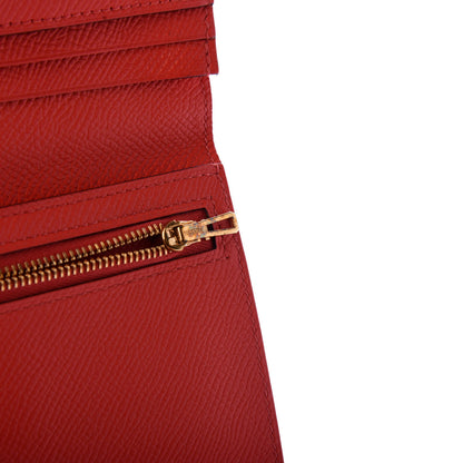 Hermes Epsom Bearn Gusset Wallet Rose Jaipur 7 of 8