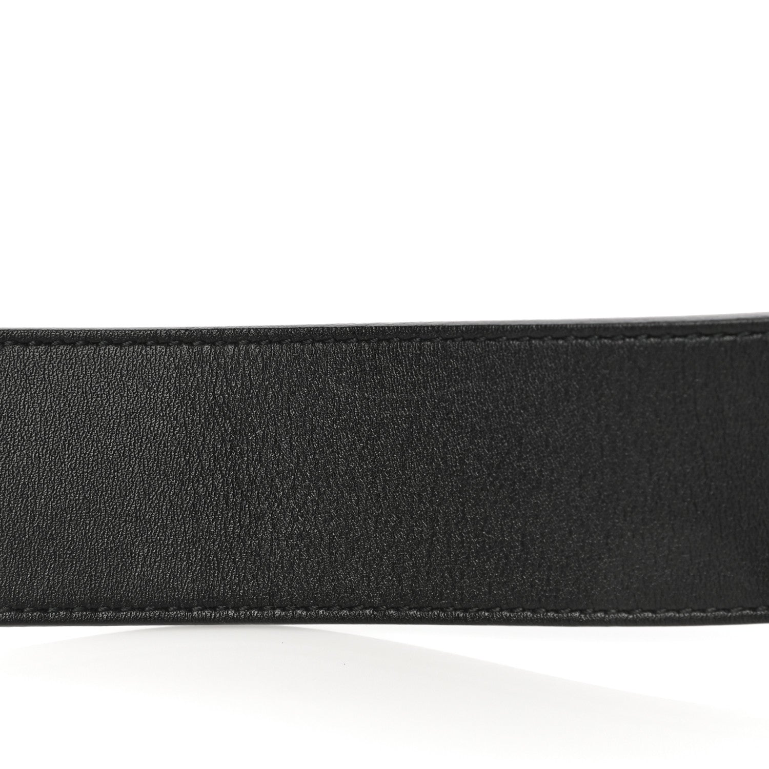 Gucci Moon Calfskin Pearl Double G 40mm Belt 80 32 Black Cream 6 of 10