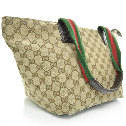 Gucci GG Monogram Medium Web Handle Bucket Tote 6 of 10