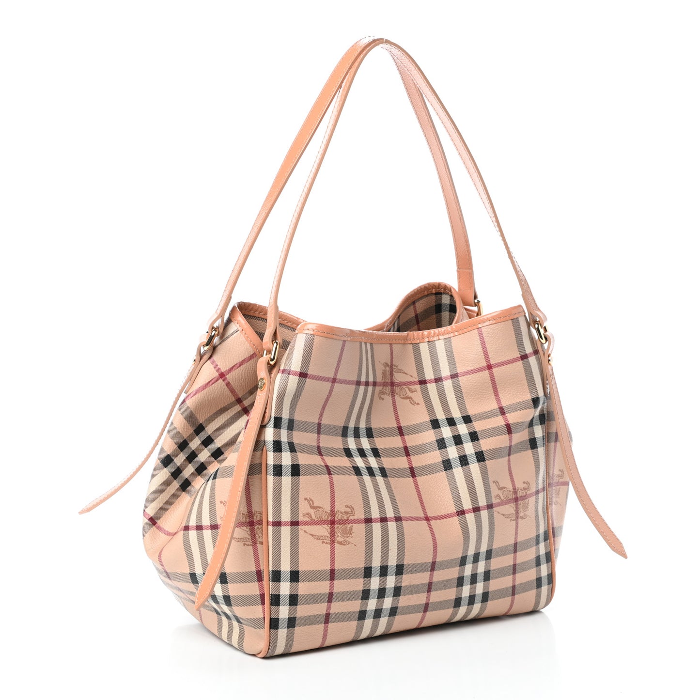 Haymarket Check Small Canterbury Tote Pale Coral Pink