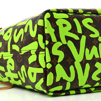 Louis Vuitton Monogram Graffiti Neverfull GM Green 8 of 9