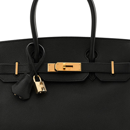 Hermes Epsom Birkin 30 Black 8 of 12