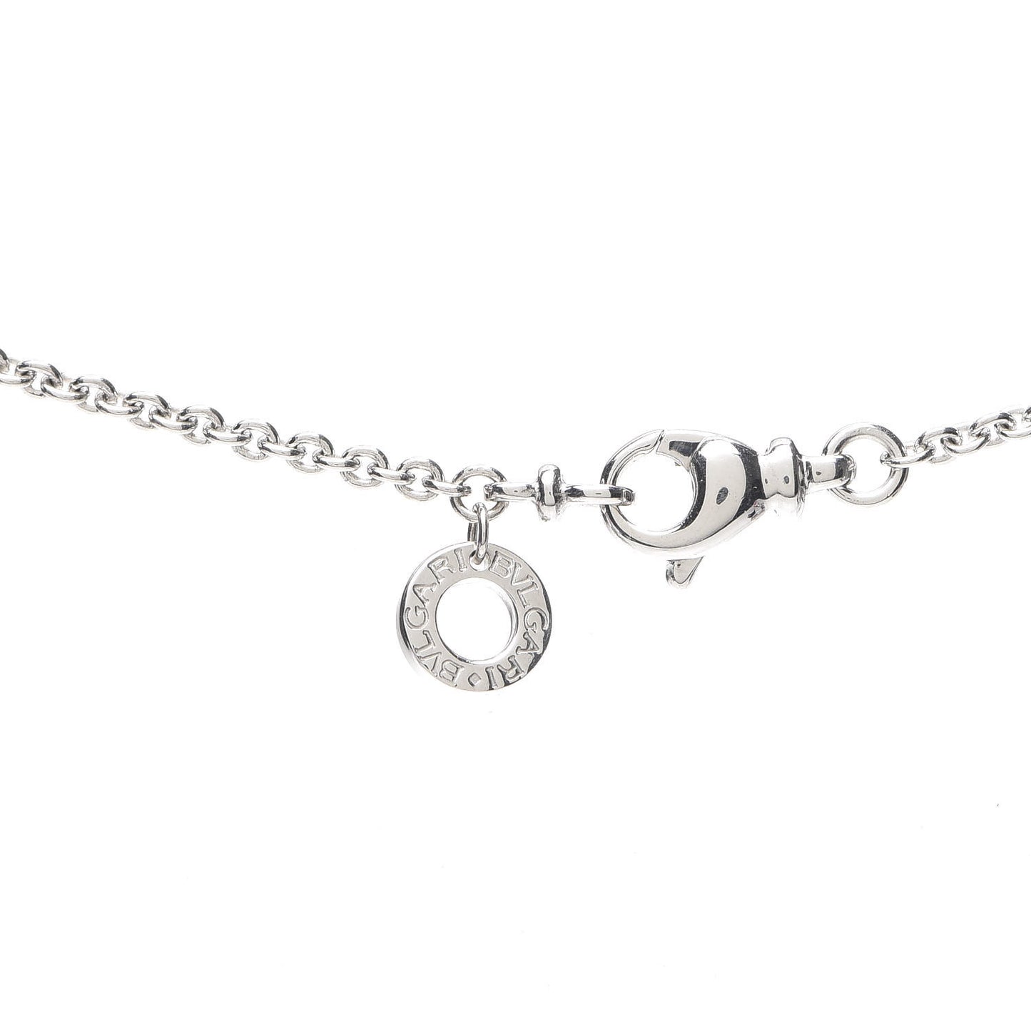 18K White Gold B.Zero1 Pendant Necklace