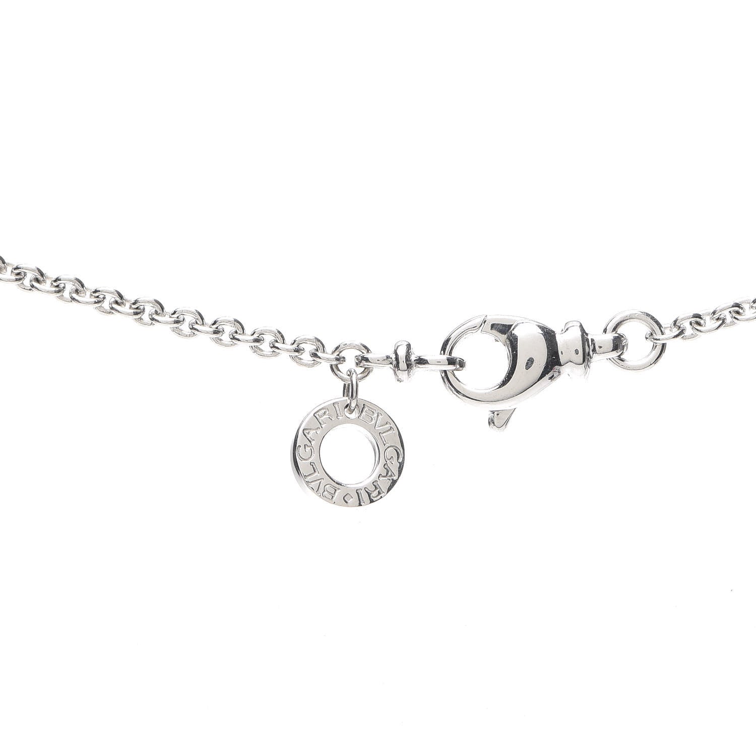 Bulgari 18K White Gold B.Zero1 Pendant Necklace 3 of 4