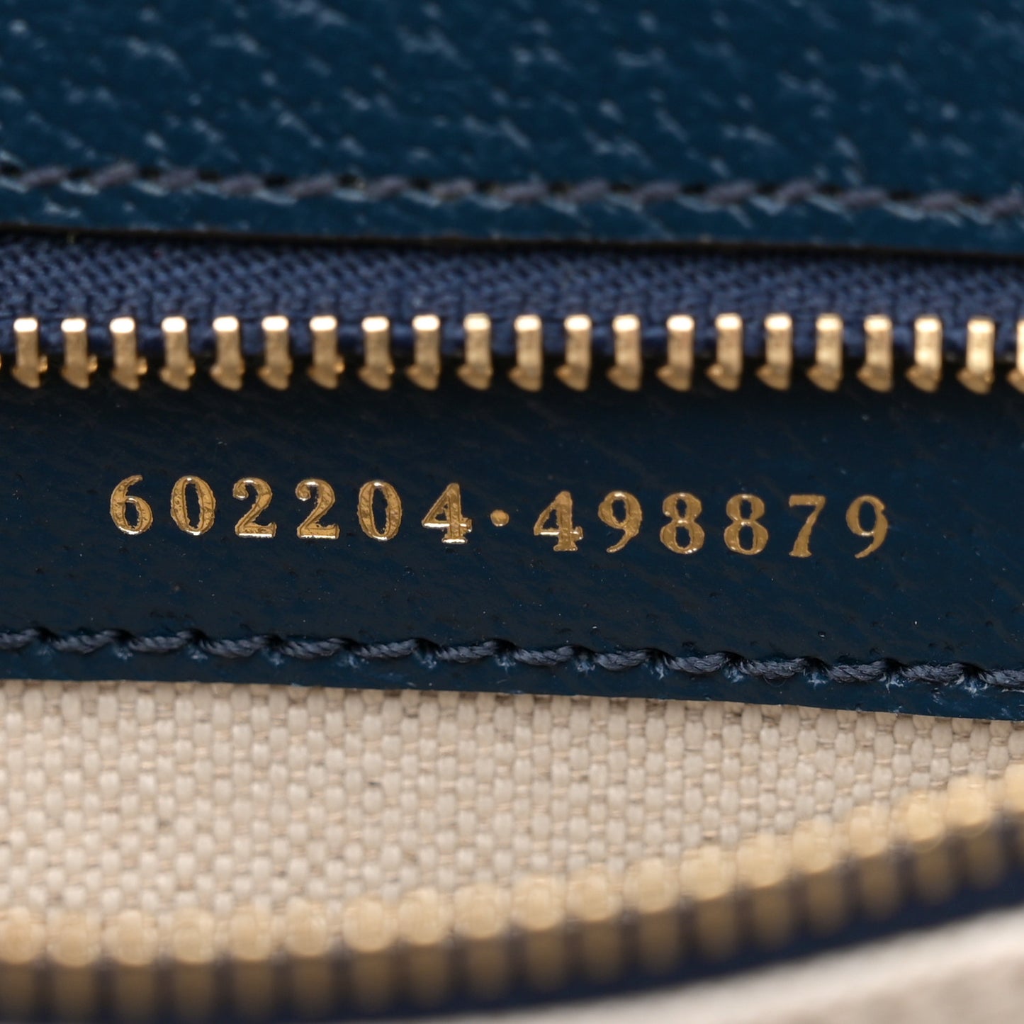 X ADIDAS Textured Dollar Calfskin Web Trefoil Mini Horsebit 1955 Shoulder Bag Navy Blue Red