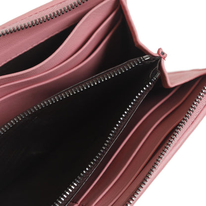 Bottega Veneta Nappa Intrecciato Zip Around Wallet Petal Pink 8 of 11