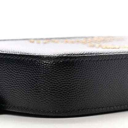 Chanel Caviar Studded Small Deauville Clutch With Chain Black 10 of 11