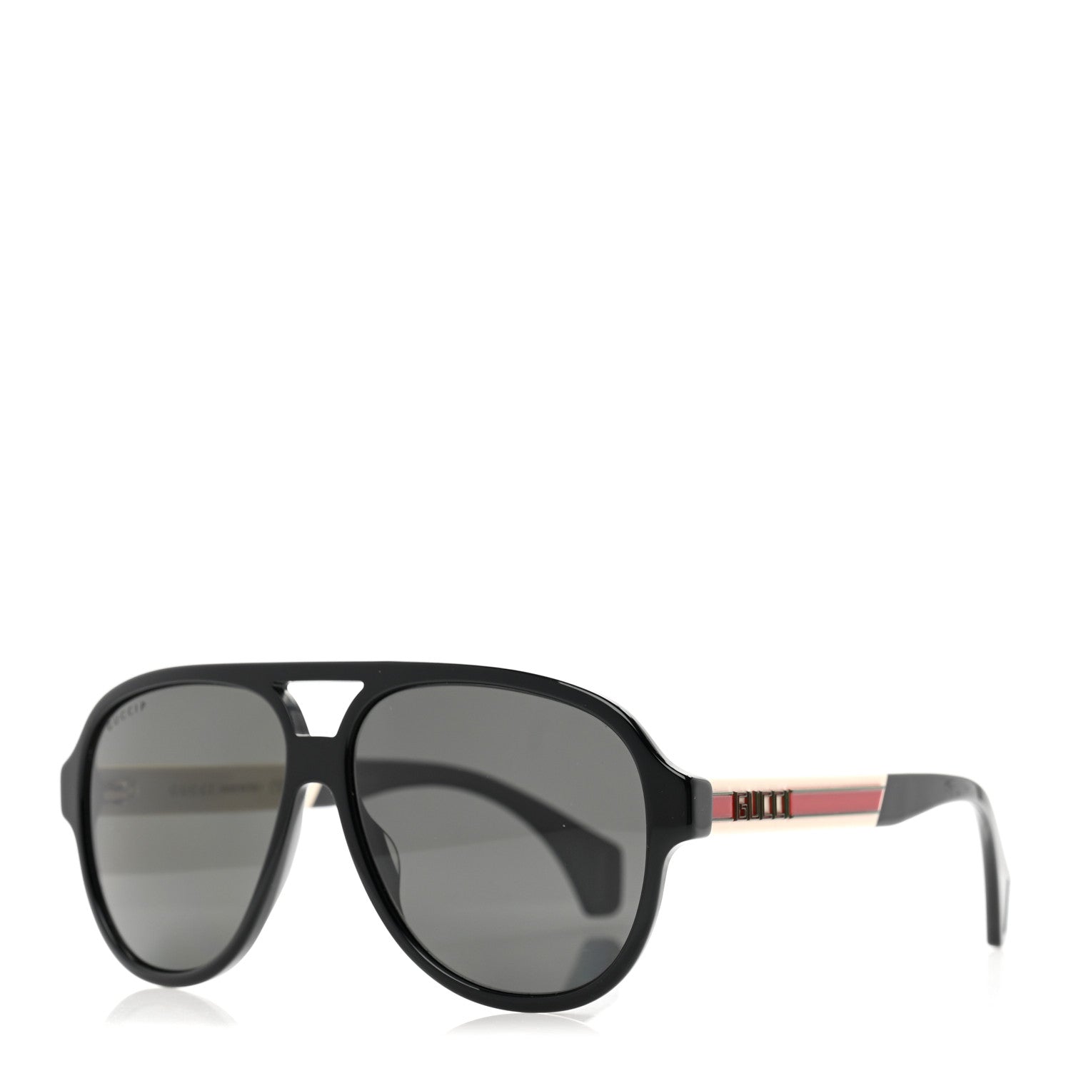 Gucci Aviator Web Sunglasses GG0463S Black 1 of 8