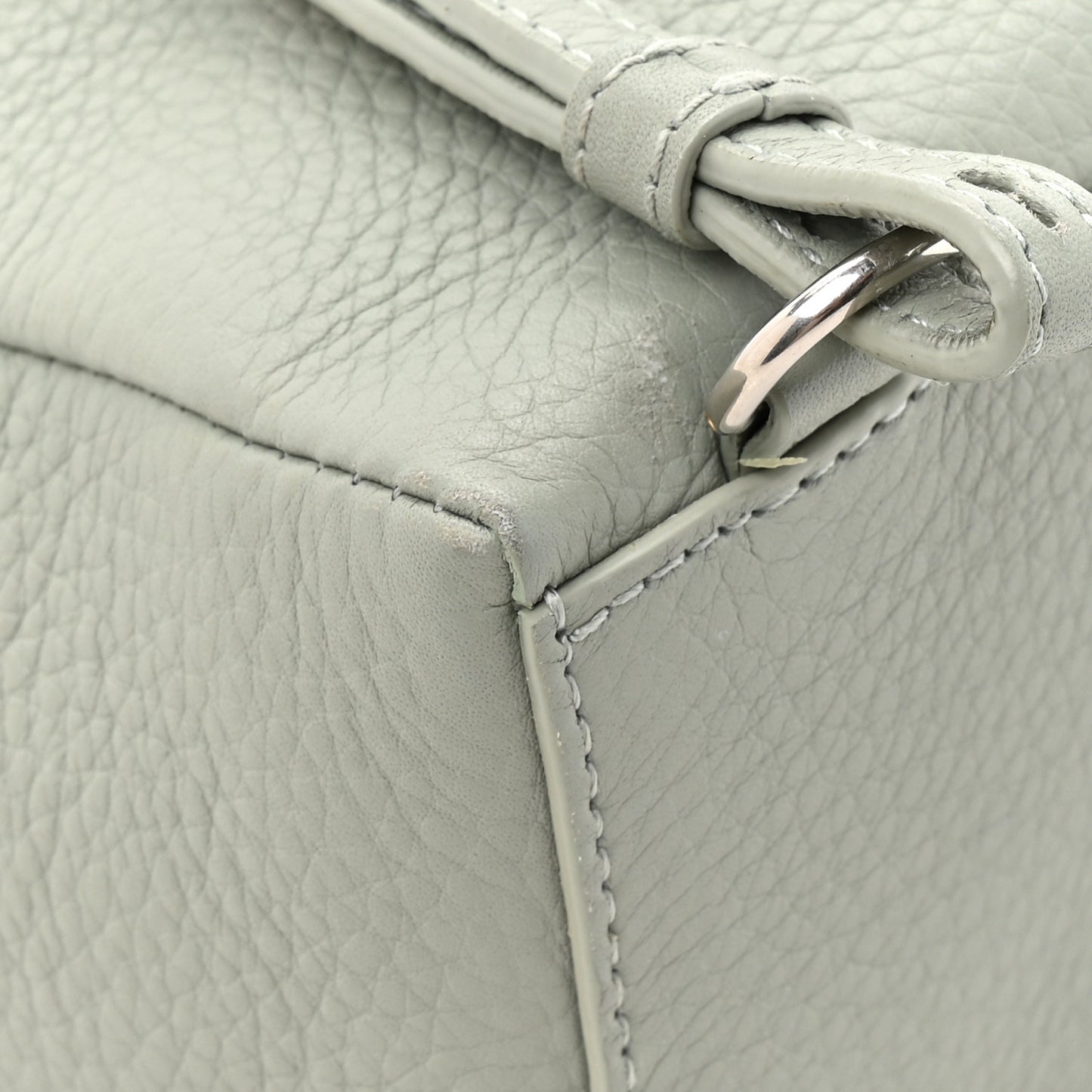Grained Calfskin Extra Pocket L23.5 Backpack Eucalyptus