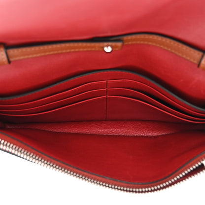 Loewe Grained Calfskin Chain Wallet Caramel Pecan 5 of 11