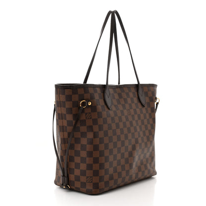 Louis Vuitton Damier Ebene Neo Neverfull MM Rose Ballerine 3 of 16