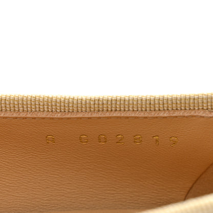 Chanel Lambskin Cap Toe CC Ballerina Flats 36.5 Beige Black 9 of 10